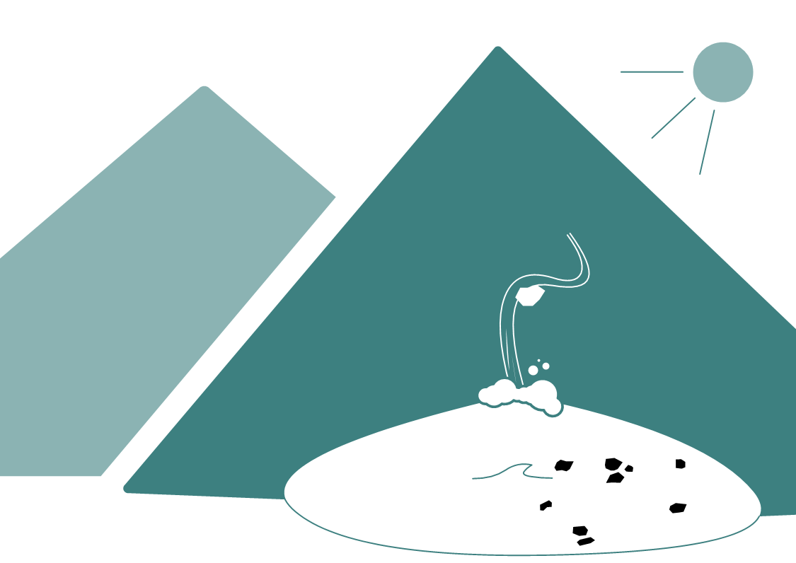 Microplastic from slopes in rivers / Mikroplastik Skipiste