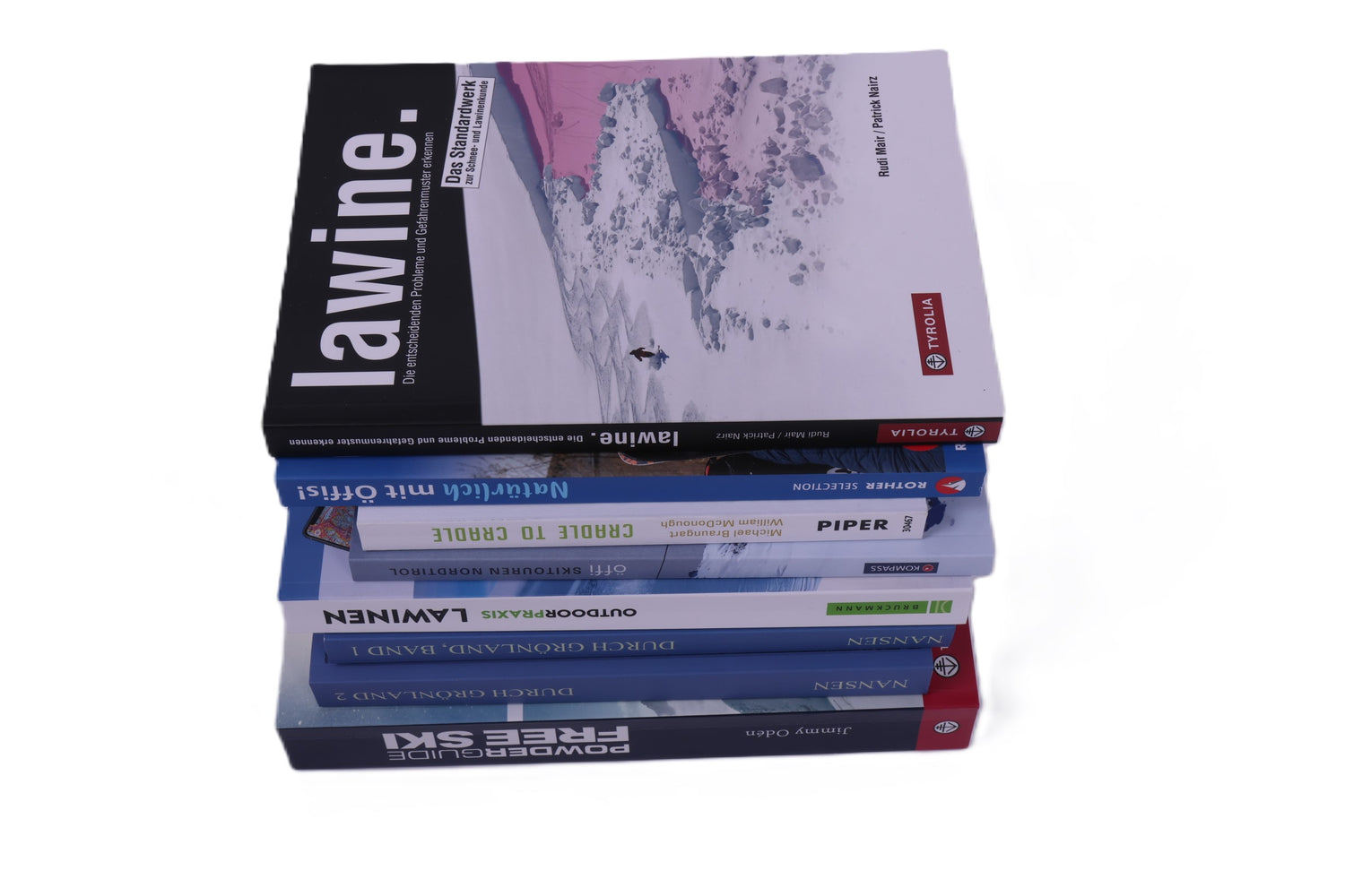 books about sustainability, skiing and ski touring